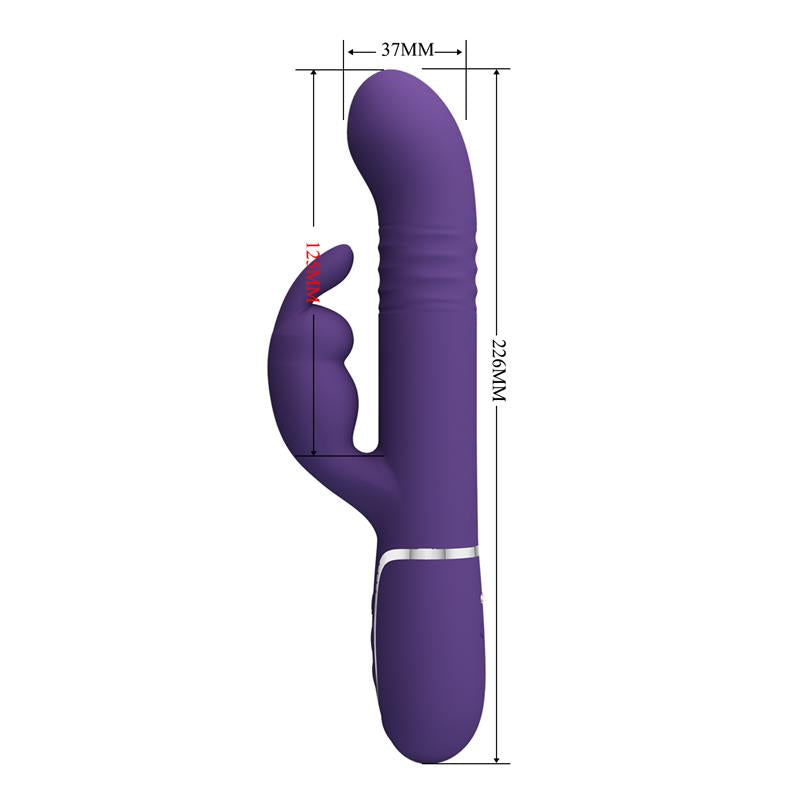 PRETTYLOVE - COALE VIBRADOR CON THURSTING Y BOLAS ROTATORIAS