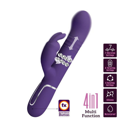 PRETTYLOVE - COALE VIBRADOR CON THURSTING Y BOLAS ROTATORIAS