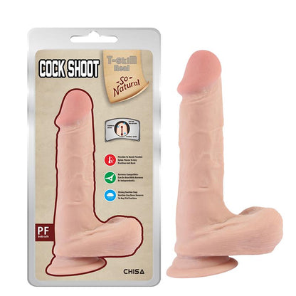 CHISA - COCK SHOOT DILDO DUAL DENSITY 20CM