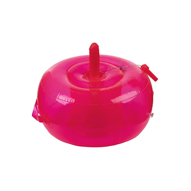 INFLATABLE FUN - COJÍN HINCHABLE CON DILDO, VIBRACIÓN Y CONTROL REMOTO DING DONG
