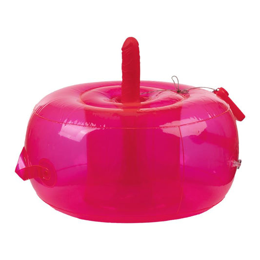 INFLATABLE FUN - COJÍN HINCHABLE CON DILDO, VIBRACIÓN Y CONTROL REMOTO DING DONG