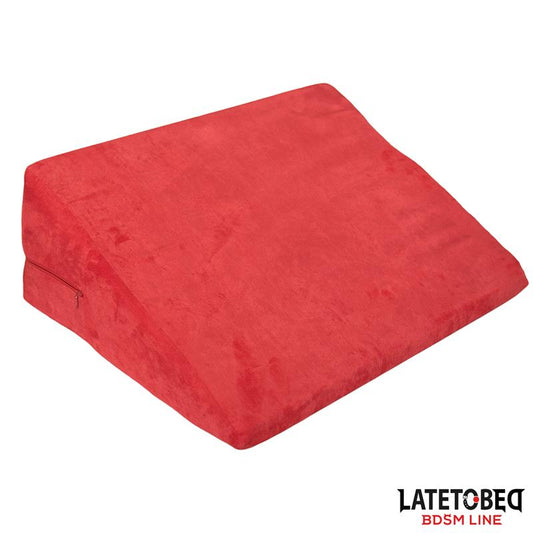 LATETOBED BDSM LINE - COJÍN PARA POSICIONES DE ESPUMA CON FUNDA LAVABLE CON CREMALLERA