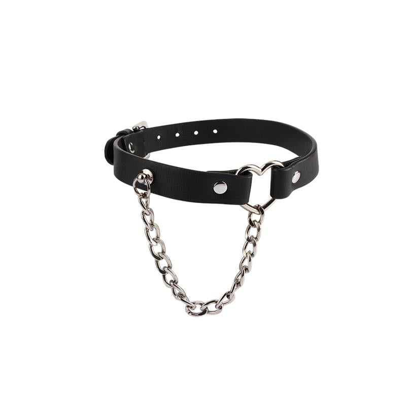 CHISA - COLLAR CHOKER CON CADENA 47CM