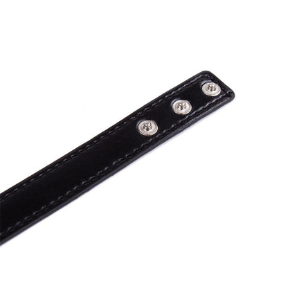 LATETOBED BDSM LINE - COLLAR CON ARO AJUSTABLE 38,2 CM NEGRO