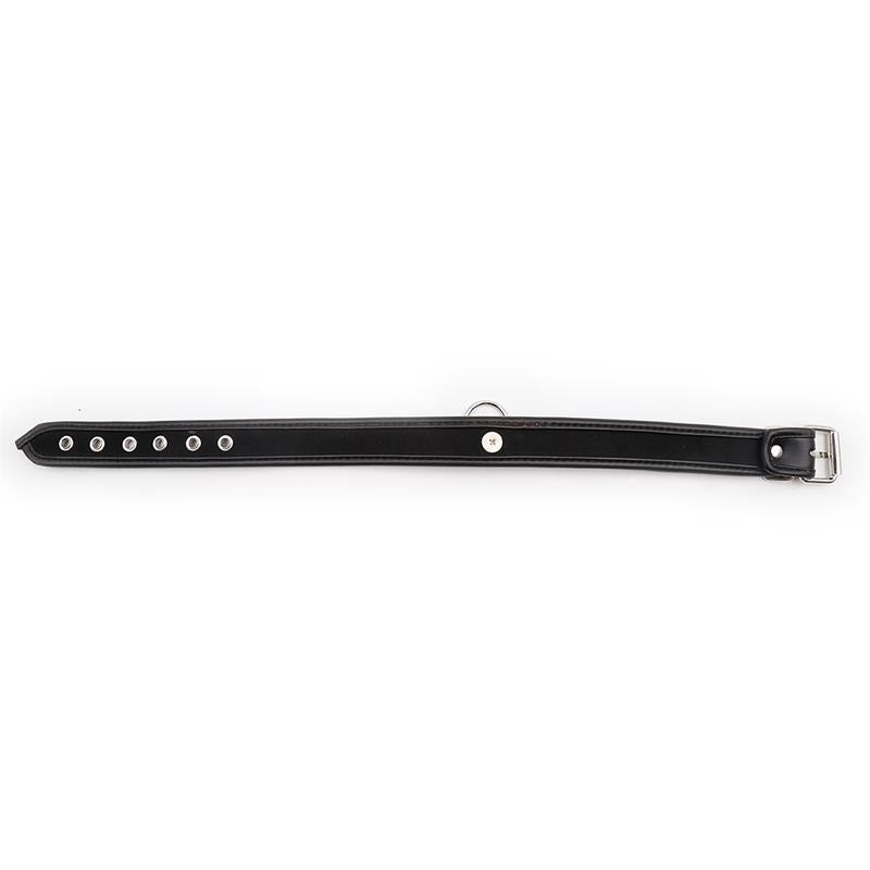 LATETOBED BDSM LINE - COLLAR CON ARO NEGRO