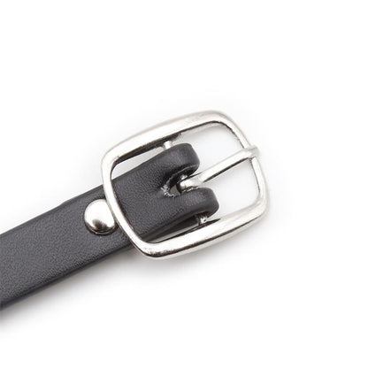 LATETOBED BDSM LINE - COLLAR CON ARO Y CASCABEL NEGRO