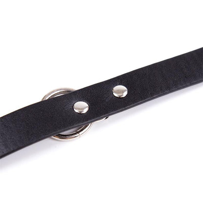 LATETOBED BDSM LINE - COLLAR CON CASCABEL AJUSTABLE 43 CM NEGRO