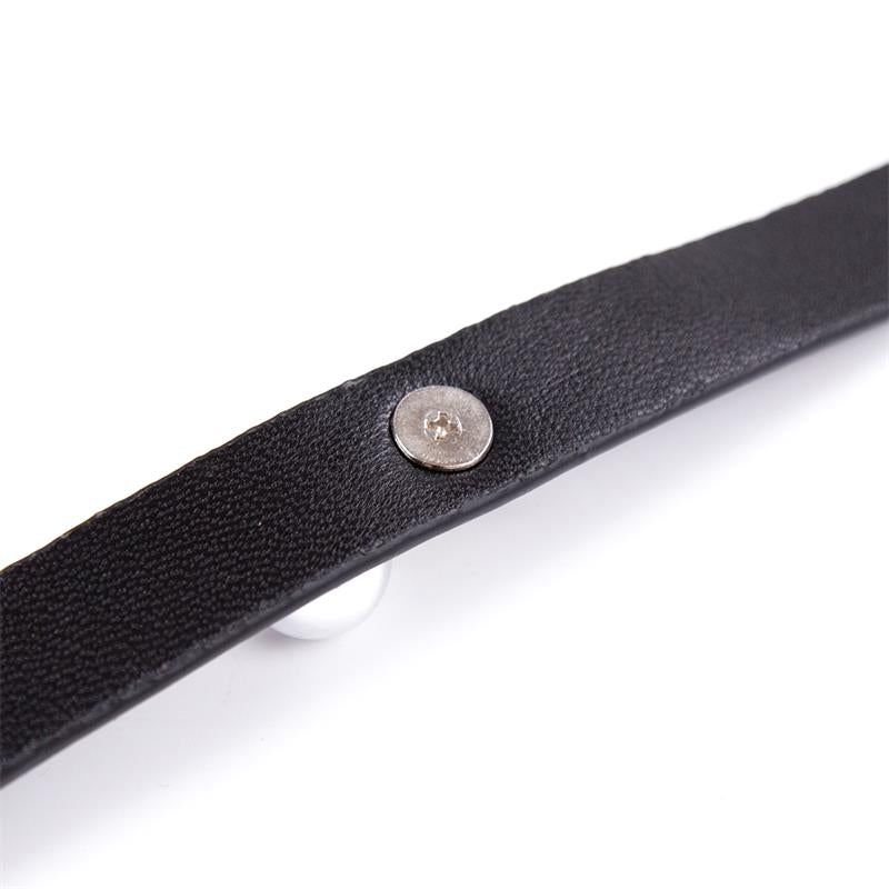 LATETOBED BDSM LINE - COLLAR CON CASCABEL AJUSTABLE 43 CM NEGRO