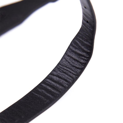 LATETOBED BDSM LINE - COLLAR CON CASCABEL AJUSTABLE 43 CM NEGRO
