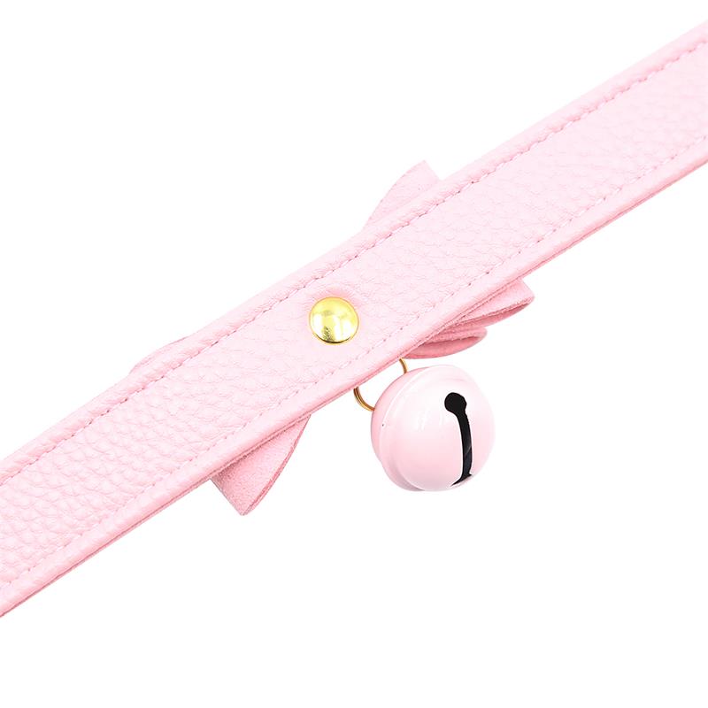LATETOBED BDSM LINE - COLLAR CON CASCABEL GOLDEN KITTY CAT