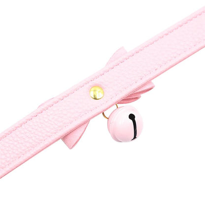 LATETOBED BDSM LINE - COLLAR CON CASCABEL GOLDEN KITTY CAT
