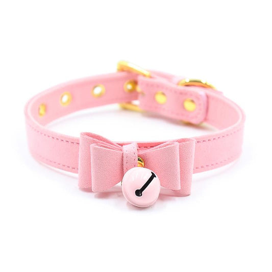 LATETOBED BDSM LINE - COLLAR CON CASCABEL GOLDEN KITTY CAT