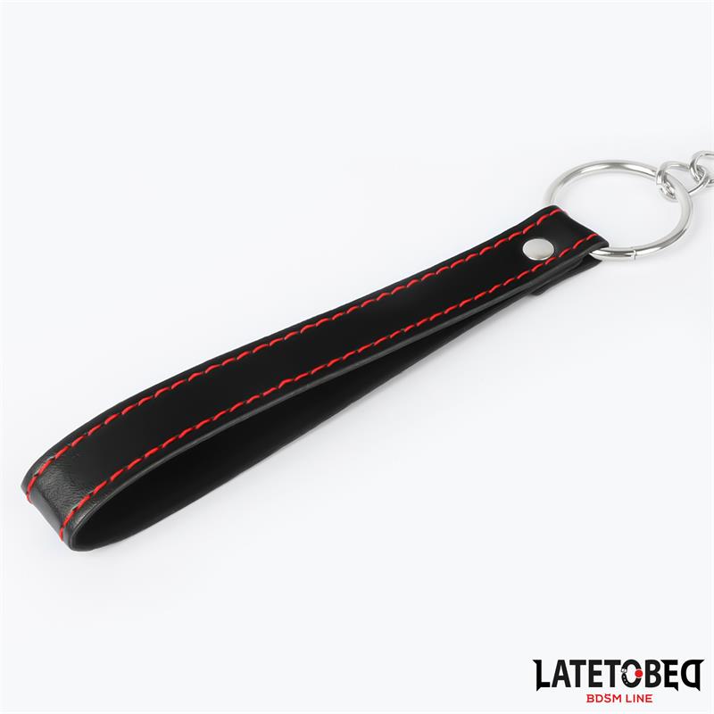 LATETOBED BDSM LINE - COLLAR CON CORREA 52 CM
