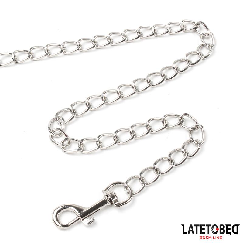 LATETOBED BDSM LINE - COLLAR CON CORREA ACOLCHADO