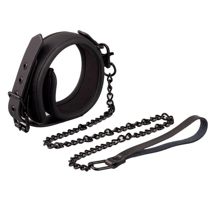 INTOYOU BLACK SHADOW - COLLAR CON CORREA CUERO VEGANO
