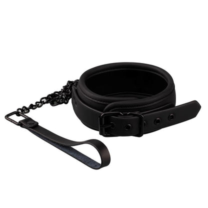 INTOYOU BLACK SHADOW - COLLAR CON CORREA CUERO VEGANO