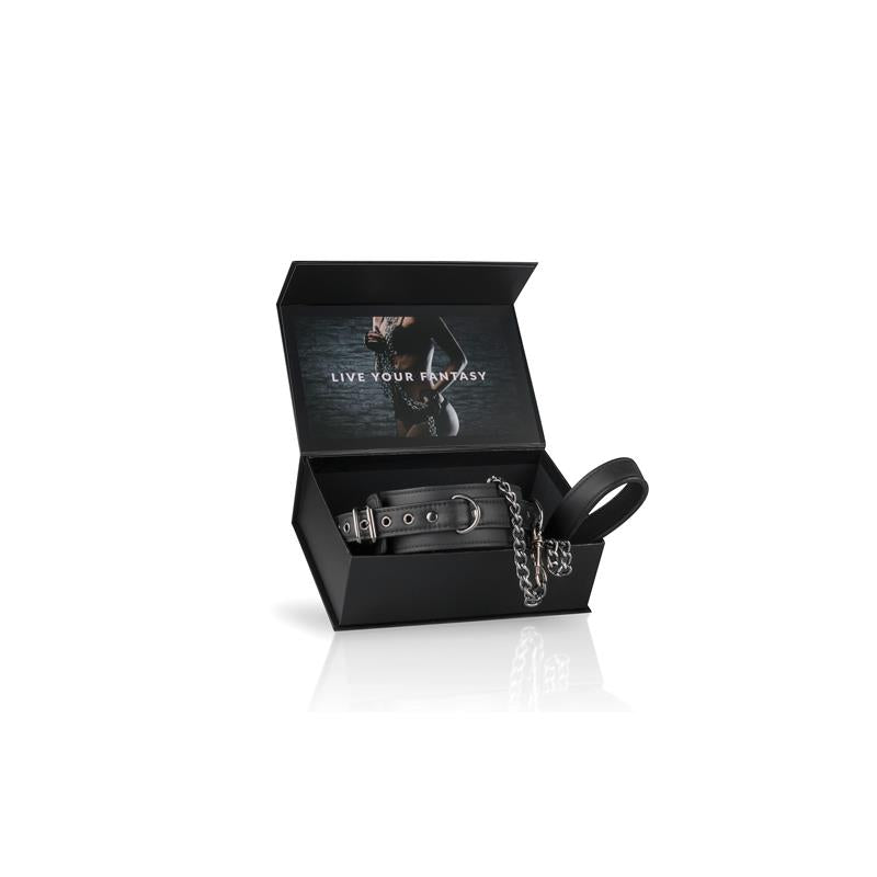 EASYTOYS - COLLAR CON CORREA NEGRO
