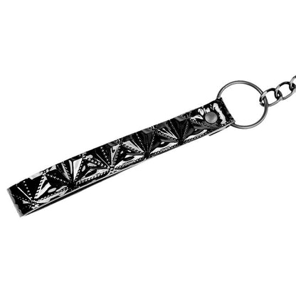 BLACK SAPPHIRE - COLLAR CON CORREA SAPPHIRE CUERO VEGANO