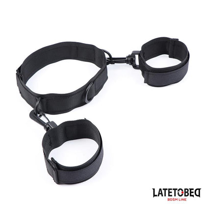 LATETOBED BDSM LINE - COLLAR CON ESPOSAS NYLON TALLA ÚNICA