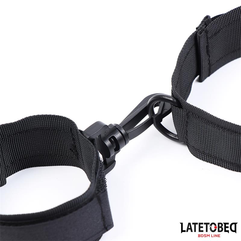 LATETOBED BDSM LINE - COLLAR CON ESPOSAS NYLON TALLA ÚNICA