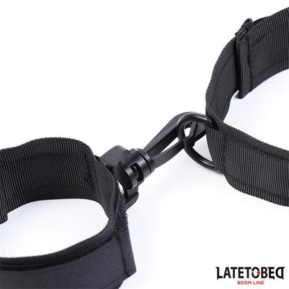 LATETOBED BDSM LINE - COLLAR CON ESPOSAS NYLON TALLA ÚNICA
