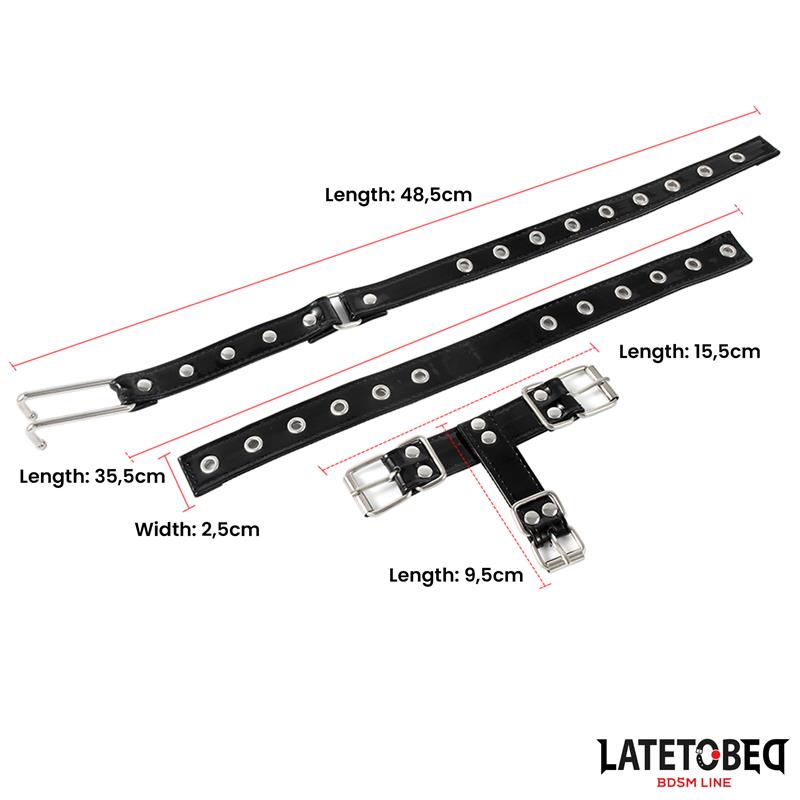 LATETOBED BDSM LINE - COLLAR CON GANCHO PARA LA NARIZ