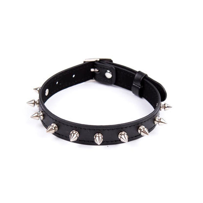 LATETOBED BDSM LINE - COLLAR CON PINCHOS AJUSTABLE 43 CM NEGRO