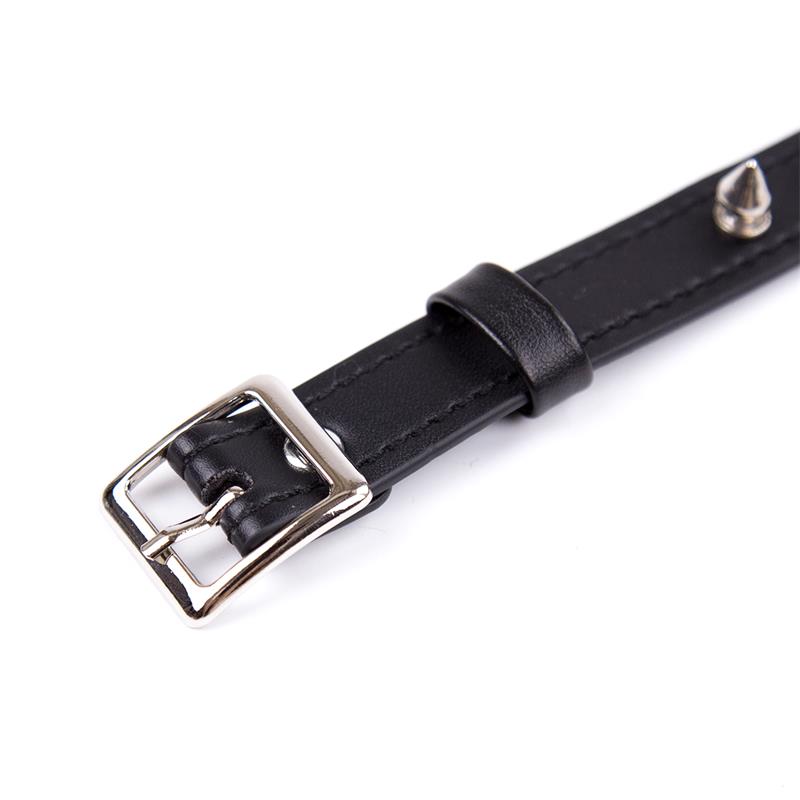 LATETOBED BDSM LINE - COLLAR CON PINCHOS AJUSTABLE 43 CM NEGRO