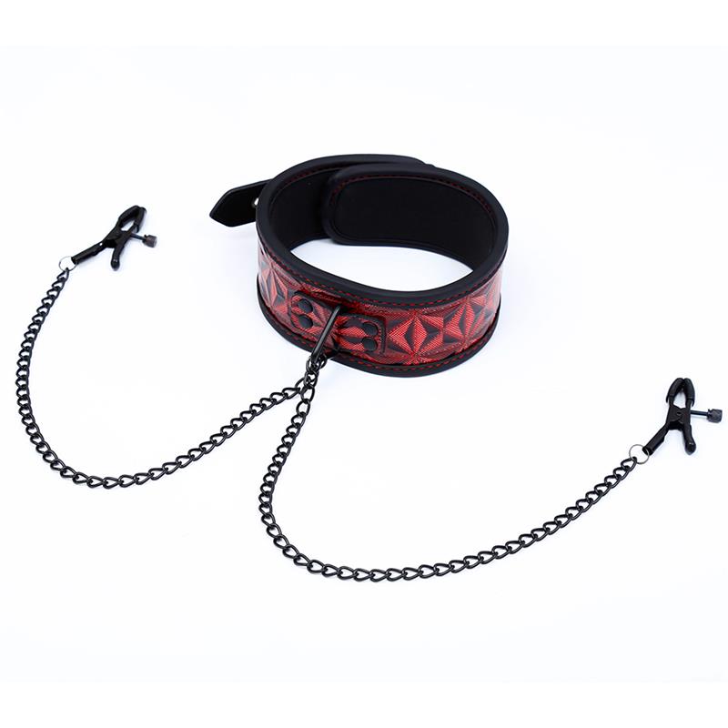 DIAMOND LINE - COLLAR CON PINZAS PARA LOS PEZONES DIAMOND CUERPO VEGANO