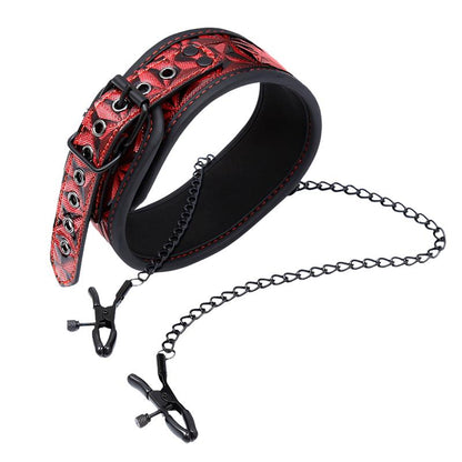 DIAMOND LINE - COLLAR CON PINZAS PARA LOS PEZONES DIAMOND CUERPO VEGANO