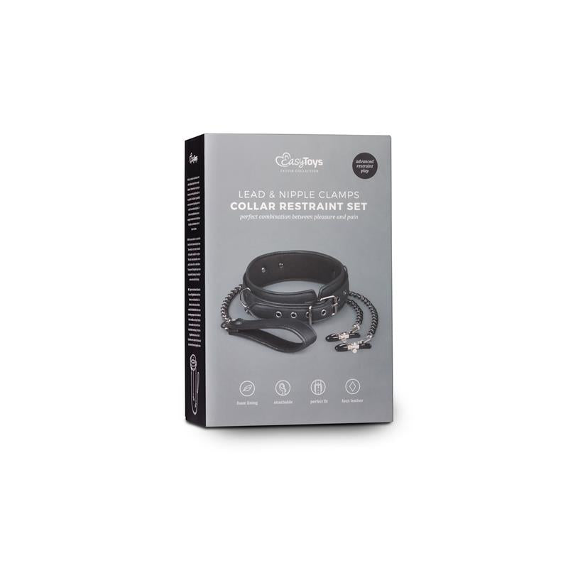 EASYTOYS - COLLAR CON PINZAS PARA PEZONES