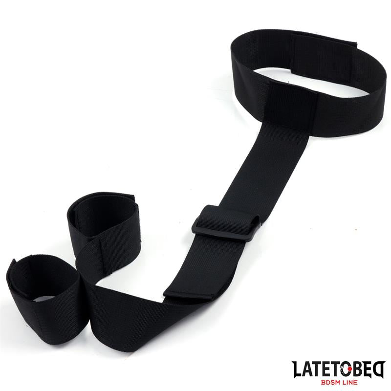 LATETOBED BDSM LINE - COLLAR CON RESTRICCIONES AJUSTABLE CON VELCRO
