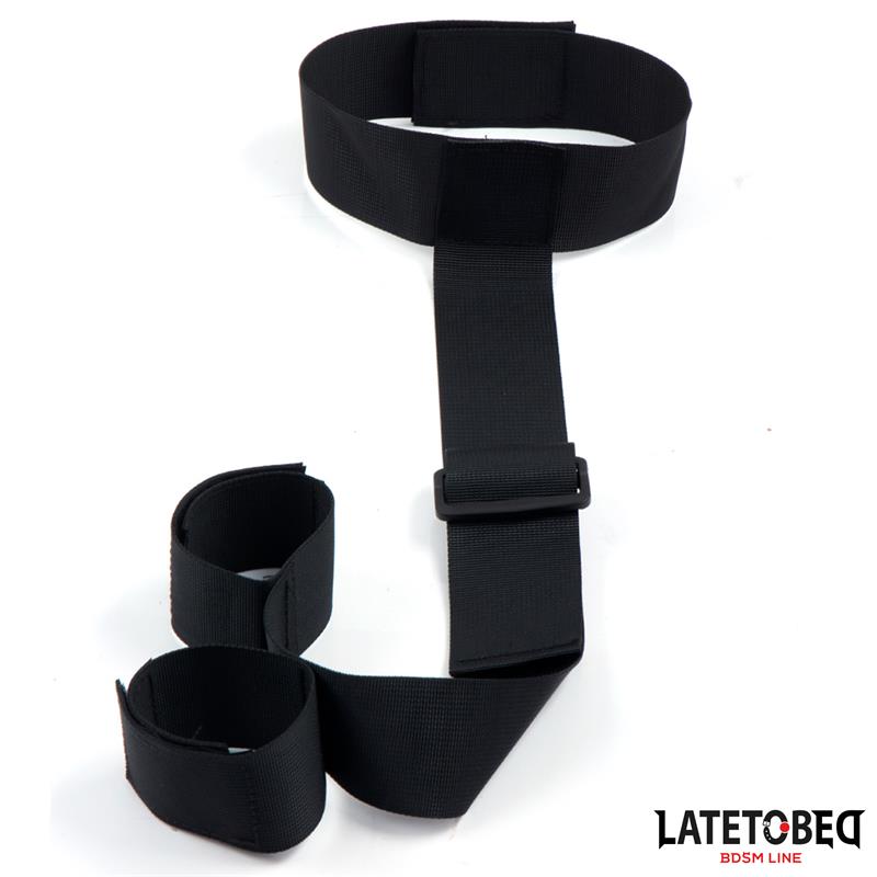 LATETOBED BDSM LINE - COLLAR CON RESTRICCIONES AJUSTABLE CON VELCRO