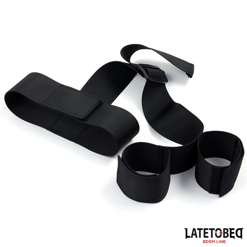 LATETOBED BDSM LINE - COLLAR CON RESTRICCIONES AJUSTABLE CON VELCRO