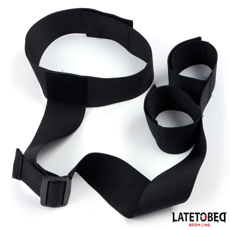 LATETOBED BDSM LINE - COLLAR CON RESTRICCIONES AJUSTABLE CON VELCRO