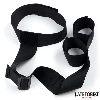 LATETOBED BDSM LINE - COLLAR CON RESTRICCIONES AJUSTABLE CON VELCRO