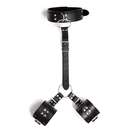 LATETOBED BDSM LINE - COLLAR CON RESTRICCIONES AJUSTABLE NEGRO