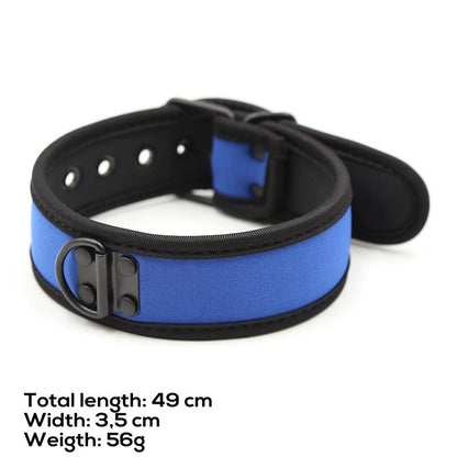 A-GUSTO - COLLAR DE NEOPRENO AJUSTABLE AZUL