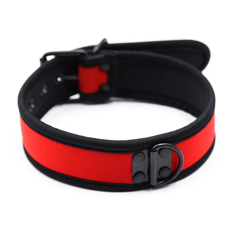 A-GUSTO - COLLAR DE NEOPRENO AJUSTABLE ROJO