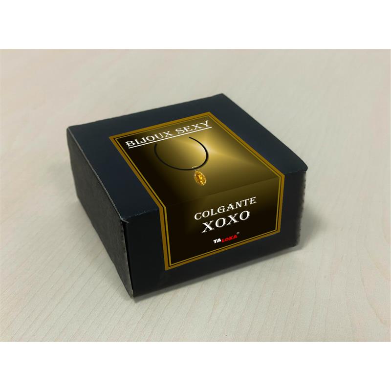 DIVERTY SEX - COLLAR EN FORMA DE VAGINA DE COLOR DORADO