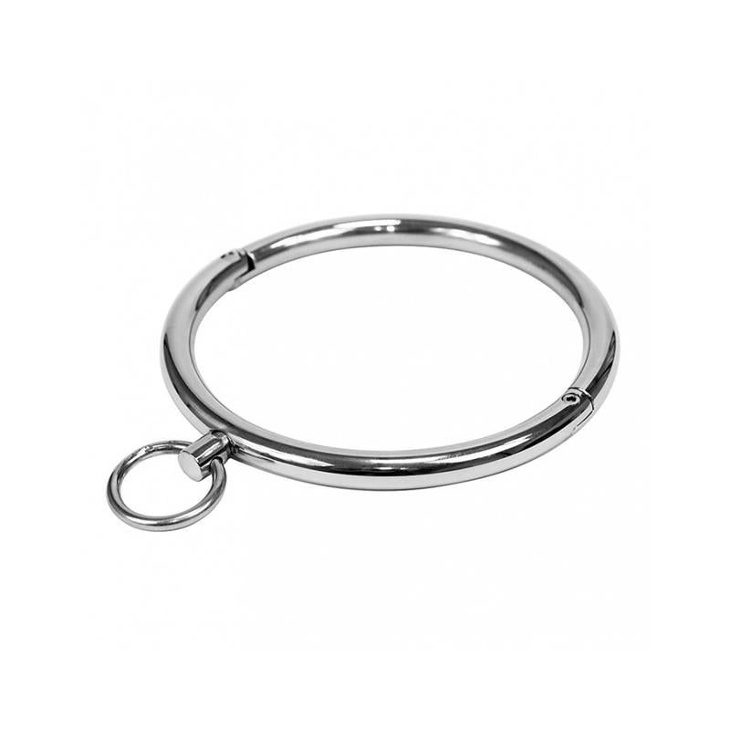 BONDAGE PLAY - COLLAR METÁLICO BDSM REDONDEADO