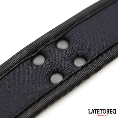 LATETOBED BDSM LINE - COLLAR NEOPRENO AJUSTABLE