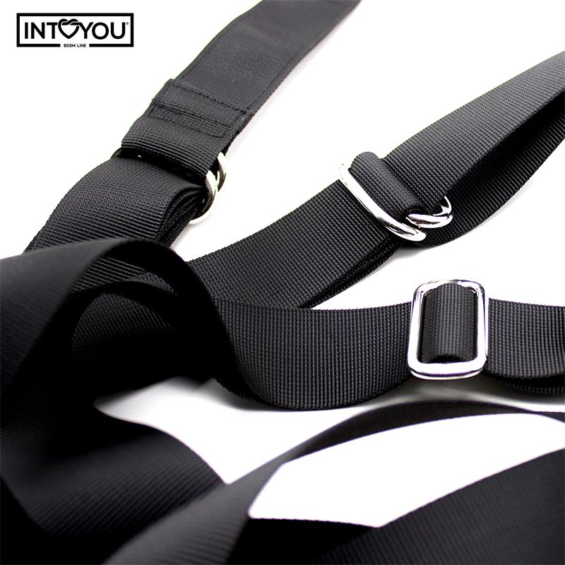 INTOYOU BDSM LINE - COLUMPIO DE PUERTA CON SOPORTE DE MANOS, PIERNAS Y ASIENTO