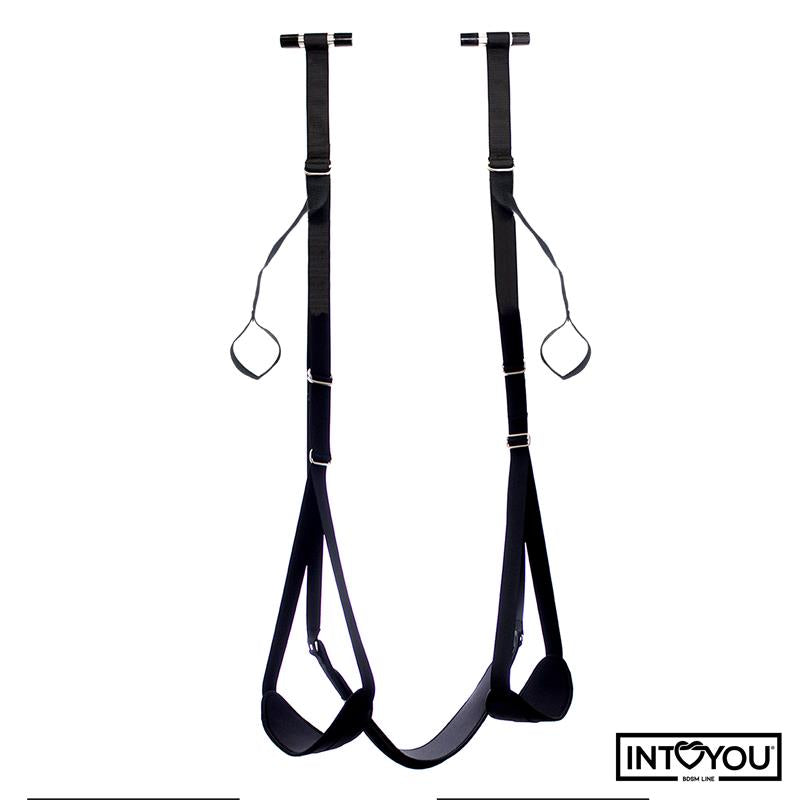 INTOYOU BDSM LINE - COLUMPIO DE PUERTA CON SOPORTE DE MANOS, PIERNAS Y ASIENTO