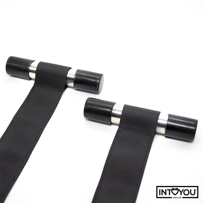 INTOYOU BDSM LINE - COLUMPIO DE PUERTA CON SOPORTE DE MANOS, PIERNAS Y ASIENTO