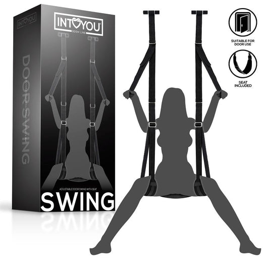 INTOYOU BDSM LINE - COLUMPIO DE PUERTA CON SOPORTE DE MANOS, PIERNAS Y ASIENTO