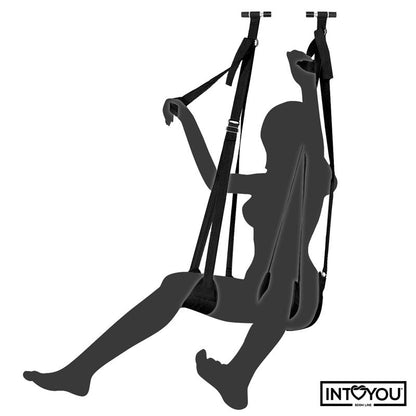 INTOYOU BDSM LINE - COLUMPIO DE PUERTA CON SOPORTE DE MANOS, PIERNAS Y ASIENTO
