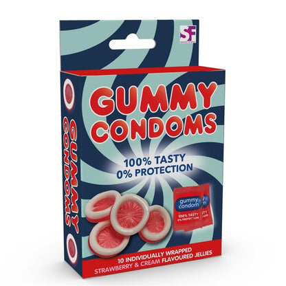 SPENCER & FLEETWOOD - CONDONES DE GOMINOLA FRESA Y CREMA