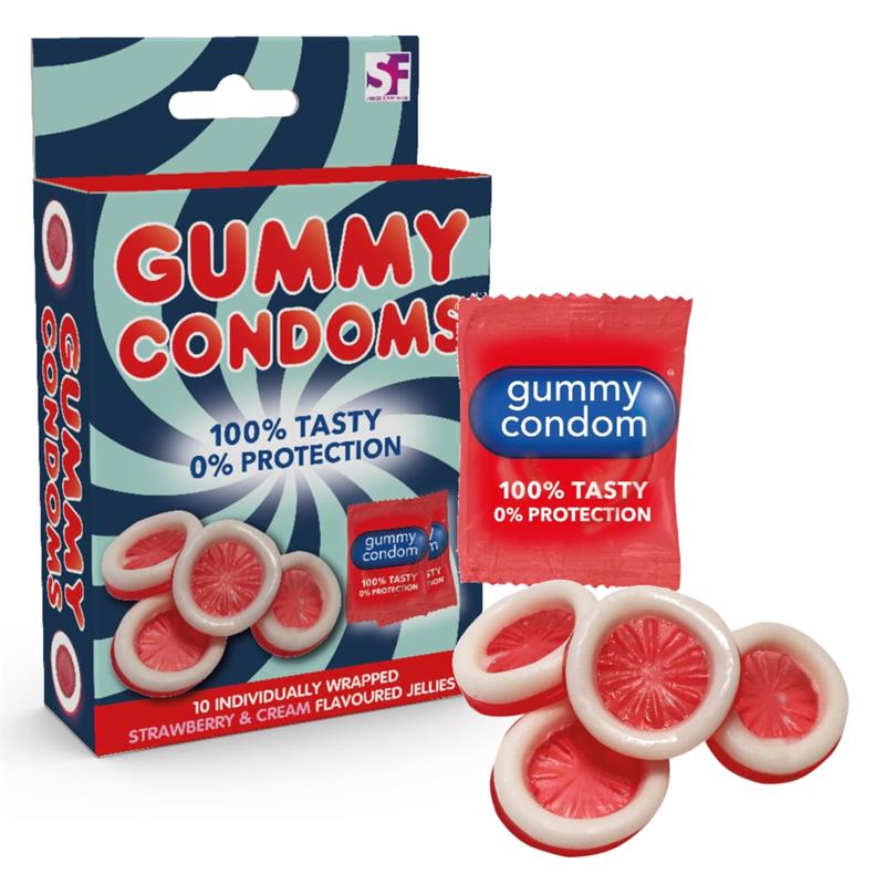 SPENCER & FLEETWOOD - CONDONES DE GOMINOLA FRESA Y CREMA