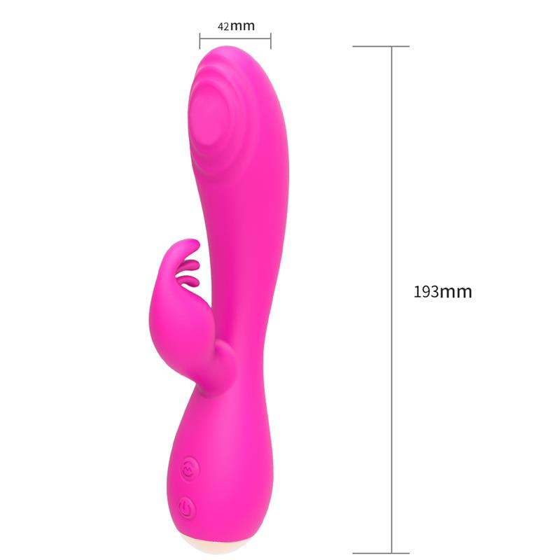 NALONE - CONEJITO VIBRADOR MAGIC STICK CON PULSACIÓN FUCSIA